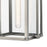 Atlas Lighting Crested Butte 9''W 1Lt Outdoor Pendant, Aluminum