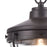 Atlas Lighting Eastport 9'' Wide 1Lt Outdoor Pendant, Bronze/Clear