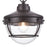 Atlas Lighting Eastport 9'' Wide 1Lt Outdoor Pendant, Bronze/Clear