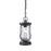 Atlas Lighting Farmstead 6'' Wide 1Lt Outdoor Pendant, Black/Clear