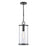 Atlas Lighting Hopkins 7.25'' Wide 1Lt Outdoor Pendant, Black/Clear