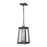 Atlas Lighting Kirkdale 9'' Wide 2Lt Outdoor Pendant, Black/Clear
