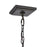Atlas Lighting Marquis 9'' Wide 1Lt Outdoor Pendant, Black/Clear
