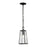 Atlas Lighting Meditterano 5''W 1Lt Outdoor Pendant, Black/Clear