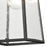 Atlas Lighting Meditterano 5''W 1Lt Outdoor Pendant, Black/Clear