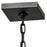 Atlas Lighting Meditterano 5''W 1Lt Outdoor Pendant, Black/Clear