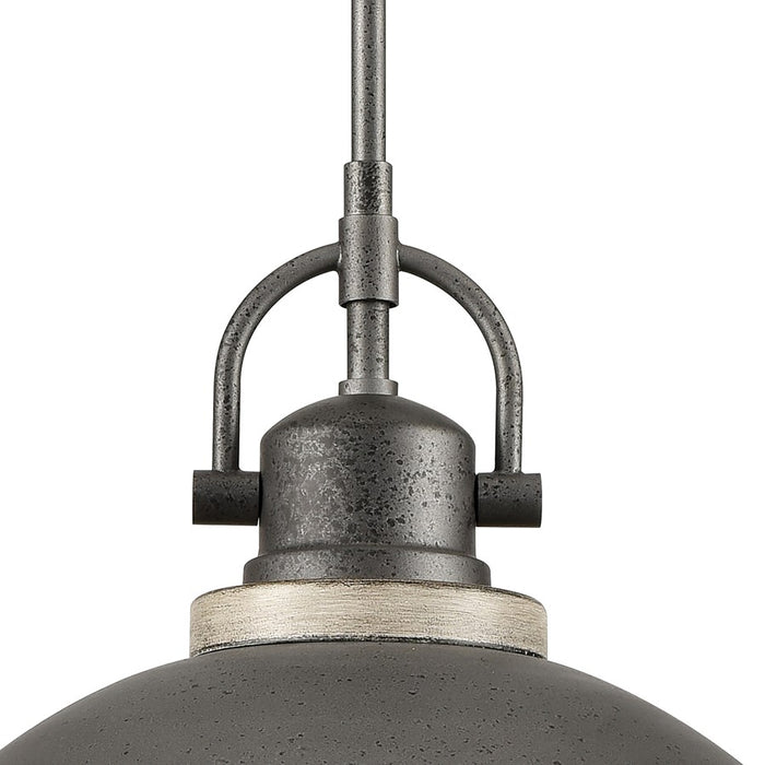 Atlas Lighting North Shore 18''W 1Lt Outdoor Pendant, Iron/Bronze