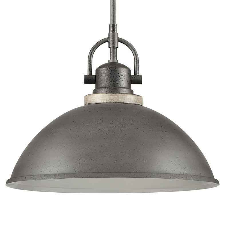 Atlas Lighting North Shore 18''W 1Lt Outdoor Pendant, Iron/Bronze