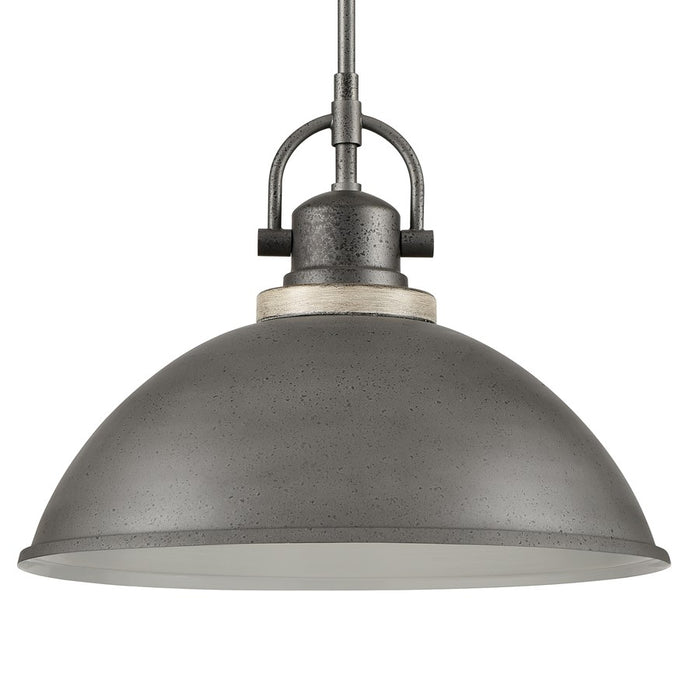 Atlas Lighting North Shore 18''W 1Lt Outdoor Pendant, Iron/Bronze