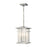 Atlas Lighting Oak Park 9''W 3Lt Outdoor Pendant, Aluminum/Clear