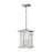 Atlas Lighting Oak Park 9''W 3Lt Outdoor Pendant, Aluminum/Clear