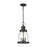 Atlas Lighting Renford 8'' Wide 3Lt Outdoor Pendant, Bronze/Clear