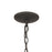 Atlas Lighting Renford 8'' Wide 3Lt Outdoor Pendant, Bronze/Clear