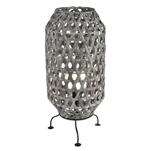 Atlas Lighting Banaue 36'' High 1Lt Outdoor Table Lamp, Gray/Gray