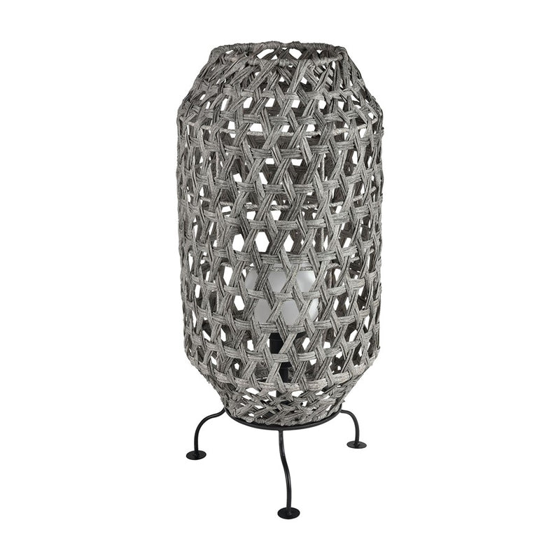 Atlas Lighting Banaue 36'' High 1Lt Outdoor Table Lamp, Gray/Gray