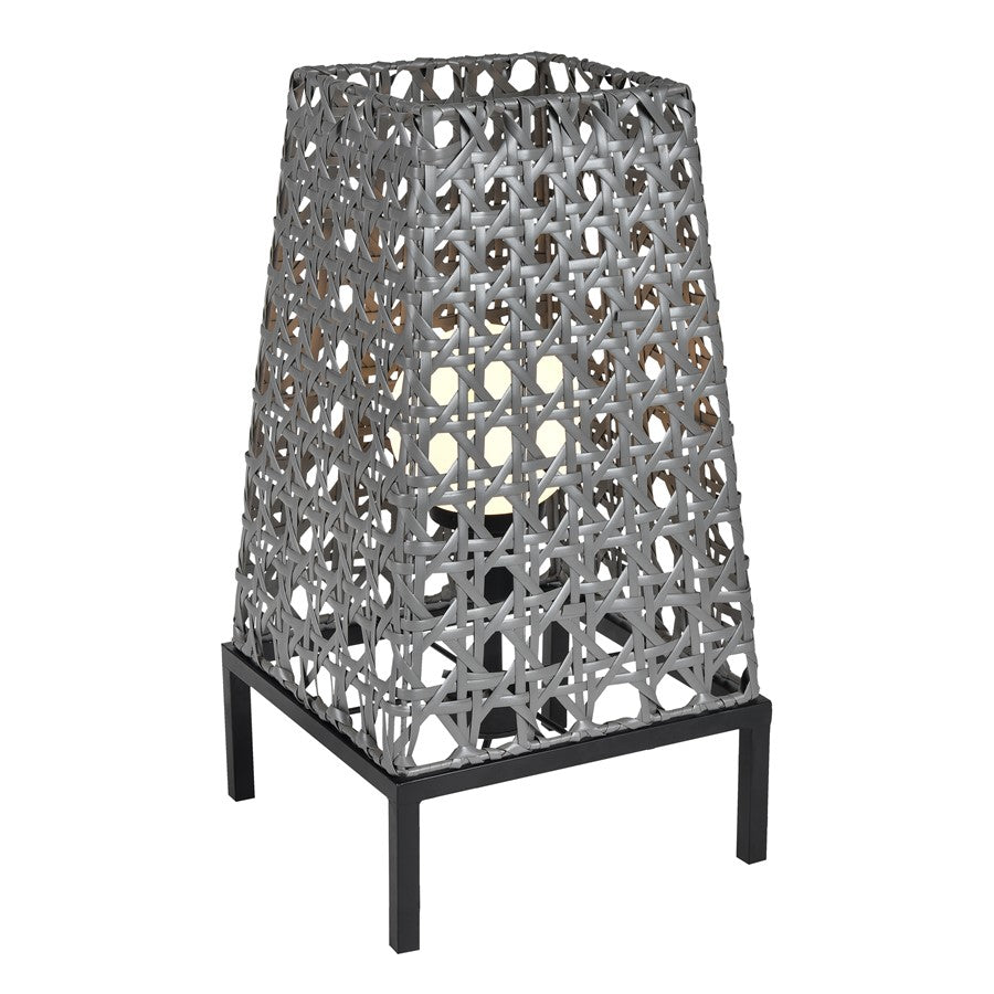 Atlas Lighting Carus 27'' High 1Lt Outdoor Table Lamp, Gray/Gray