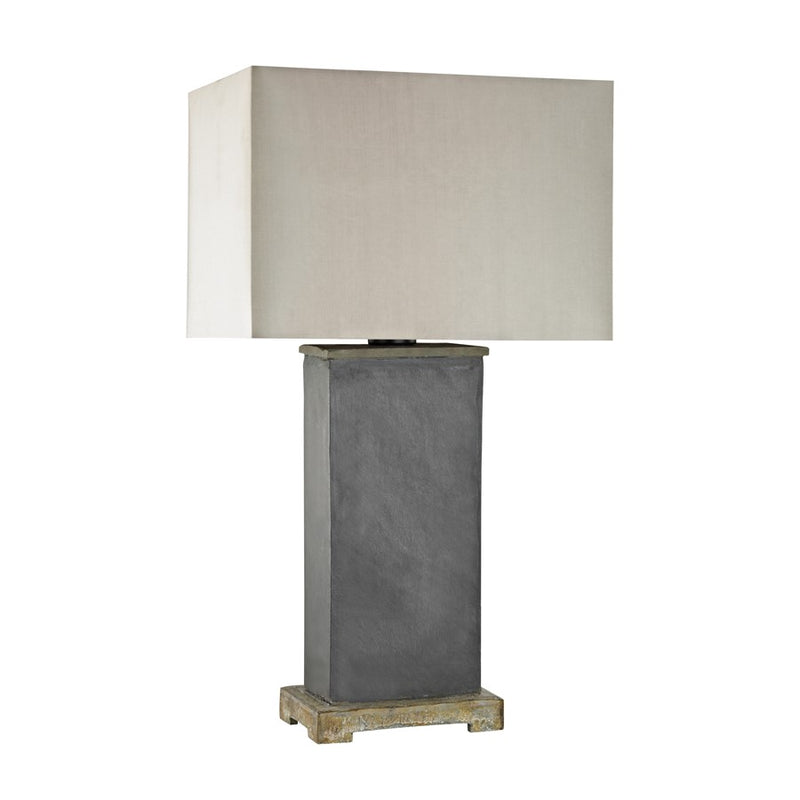 Atlas Lighting Elliot Bay 28''H 1Lt Outdoor Table Lamp, Gray/Brown