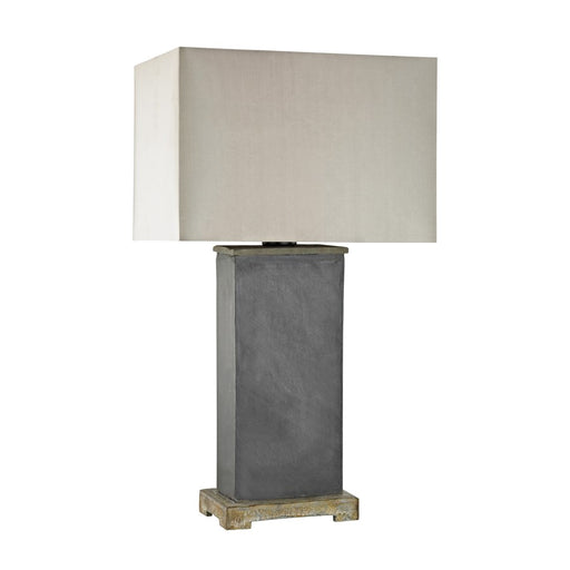 Atlas Lighting Elliot Bay 28''H 1Lt Outdoor Table Lamp, Gray/Brown