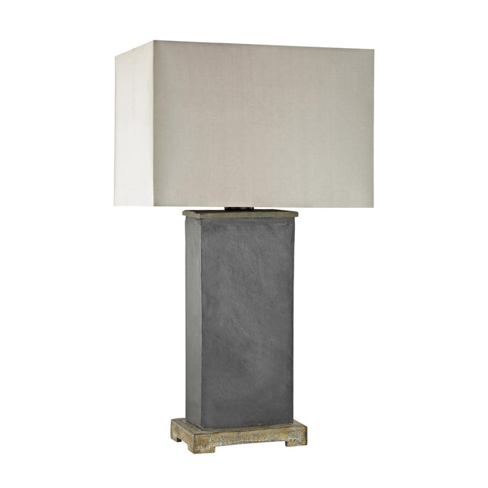 Atlas Lighting Elliot Bay 28''H 1Lt Outdoor Table Lamp, Gray/Brown