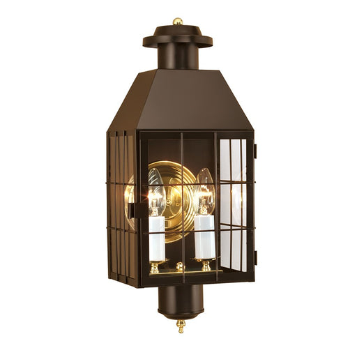 Atlas Lighting American Heritage 21.75''H 2Lt Outdoor Sconce, BZ - OL11061-BZ