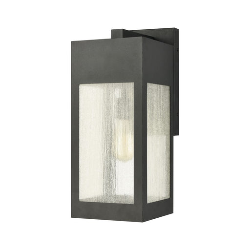 Atlas Lighting Angus 20'' High 1Lt Outdoor Sconce, Charcoal/Clear