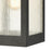 Atlas Lighting Angus 20'' High 1Lt Outdoor Sconce, Charcoal/Clear