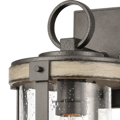 Atlas Lighting Annenberg 16'' High 1Lt Outdoor Sconce, Iron/Clear