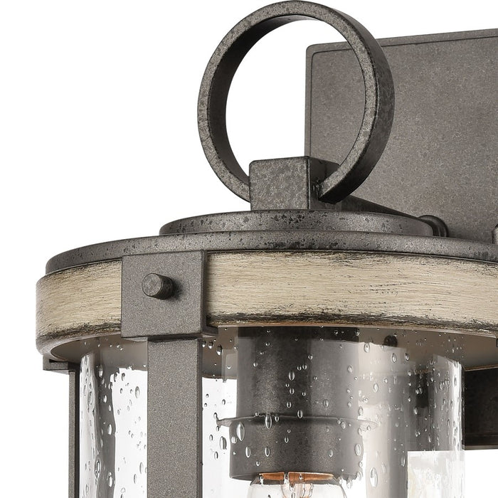 Atlas Lighting Annenberg 16'' High 1Lt Outdoor Sconce, Iron/Clear