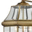 Atlas Lighting Ashford 12'' High 3Lt Outdoor Sconce, Brass/Clear