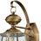 Atlas Lighting Ashford 12'' High 3Lt Outdoor Sconce, Brass/Clear