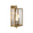 Atlas Lighting Back Bay 16.75''H 3Lt Outdoor Sconce, Brass/Clear - OL11067-BS
