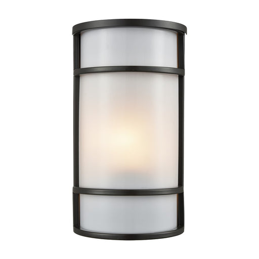 Atlas Lighting Bella 11'' High 1Lt Outdoor Sconce, Bronze/White - OL11070-BZ