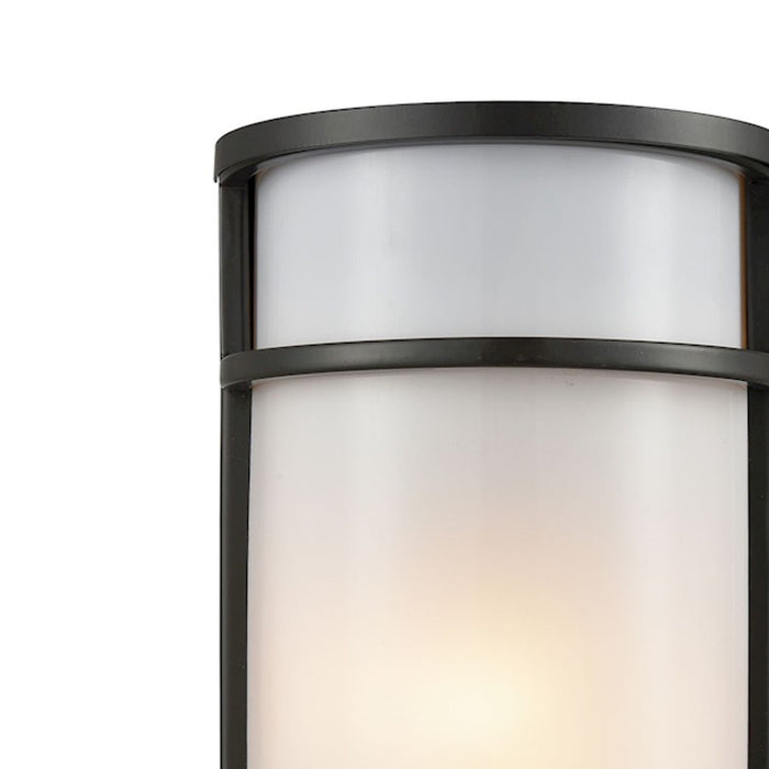 Atlas Lighting Bella 11'' High 1Lt Outdoor Sconce, Bronze/White