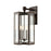 Atlas Lighting Bianca 25'' High 4Lt Outdoor Sconce, Bronze/Clear