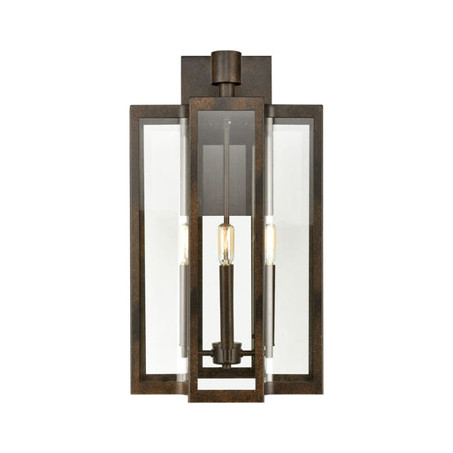 Atlas Lighting Bianca 25'' High 4Lt Outdoor Sconce, Bronze/Clear