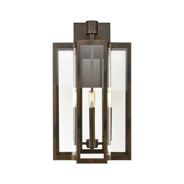 Atlas Lighting Bianca 25'' High 4Lt Outdoor Sconce, Bronze/Clear