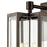 Atlas Lighting Bianca 25'' High 4Lt Outdoor Sconce, Bronze/Clear