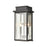 Atlas Lighting Braddock 17'' High 2Lt Outdoor Sconce, Bronze/Clear