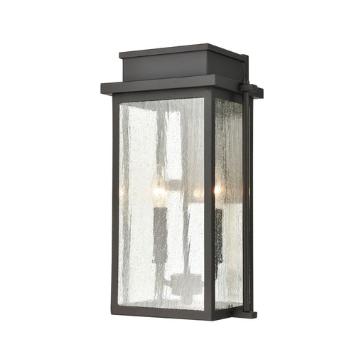 Atlas Lighting Braddock 17'' High 2Lt Outdoor Sconce, Bronze/Clear - OL11076-BZ