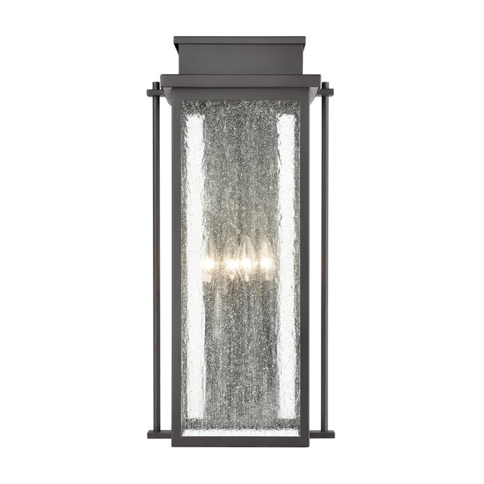 Atlas Lighting Braddock 25.75''H 4Lt Outdoor Sconce, Bronze/Clear - OL11077-BZ