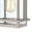 Atlas Lighting Breckenridge 14''H 1Lt Outdoor Sconce, Zinc/Clear