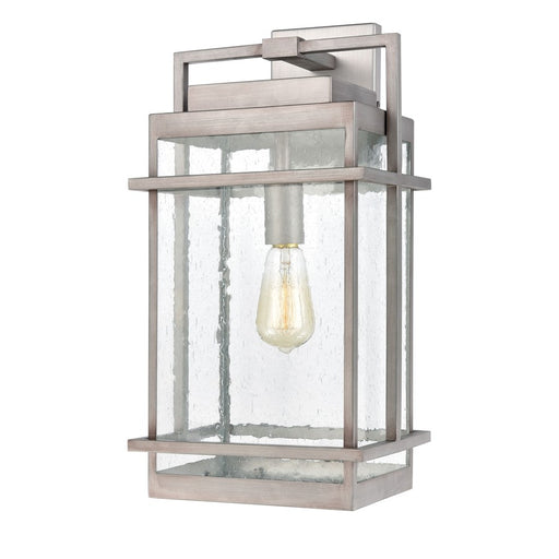 Atlas Lighting Breckenridge 22''H 1Lt Outdoor Sconce, Zinc/Clear - OL11079-SV