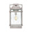 Atlas Lighting Breckenridge 22''H 1Lt Outdoor Sconce, Zinc/Clear