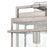 Atlas Lighting Breckenridge 22''H 1Lt Outdoor Sconce, Zinc/Clear
