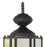 Atlas Lighting Brentwood 25.75''H 1Lt Outdoor Sconce, Black/Clear