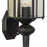 Atlas Lighting Brentwood 25.75''H 1Lt Outdoor Sconce, Black/Clear