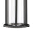 Atlas Lighting Brillis 16'' High 1Lt Outdoor Sconce, Black/Clear