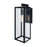 Atlas Lighting Capture 17'' High 1Lt Outdoor Sconce, Black/Clear