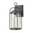 Atlas Lighting Catalonia 13.5'' High 1Lt Outdoor Sconce, Zinc/Clear