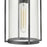 Atlas Lighting Catalonia 17.5'' High 1Lt Outdoor Sconce, Zinc/Clear
